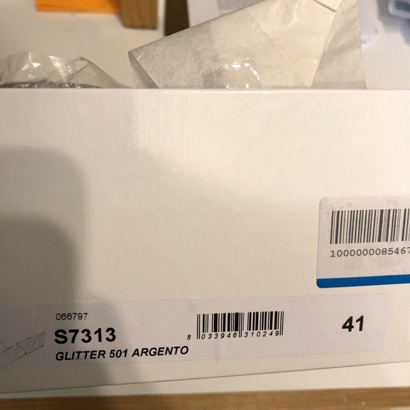 Silver Metallic Espadrille Platform - Picture 5 of 5